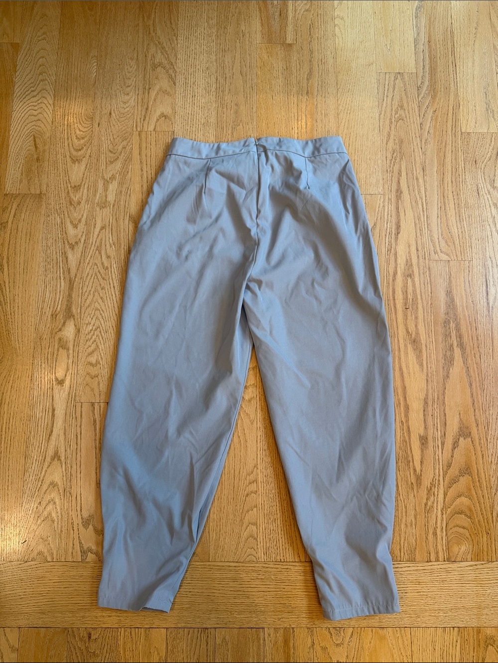 SHEIN Light Gray Relaxed Tapered Trousers
